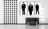Ročno poslikano slikarstvo POP Art REM 3 kosi rem | različne velikosti
